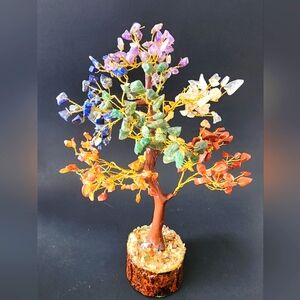 Crystal Tree 🌳 Chakra Tree of Life - Feng Shui Tree - Crystal 9" tall